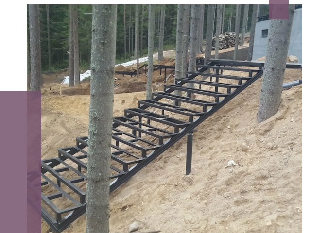 Монтаж металлических лестниц в Лабинске от 14209 руб. 