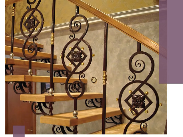 Изготовление кованых лестниц под ключ в Лабинске