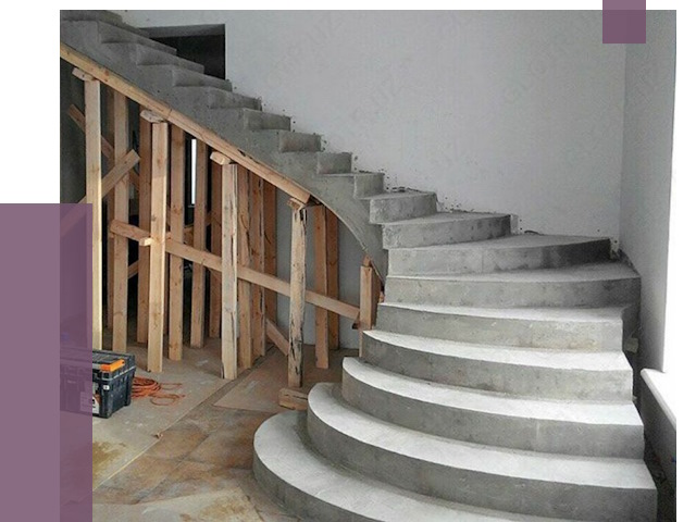 Изготовление бетонных лестниц под ключ в Лабинске от 20912 руб. | ПРОЛЁТ-Лбк