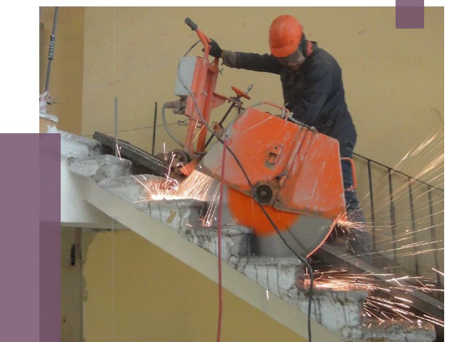 Демонтаж бетонных лестниц в Лабинске от 4826 руб. за м2 | ПРОЛЁТ-Лбк