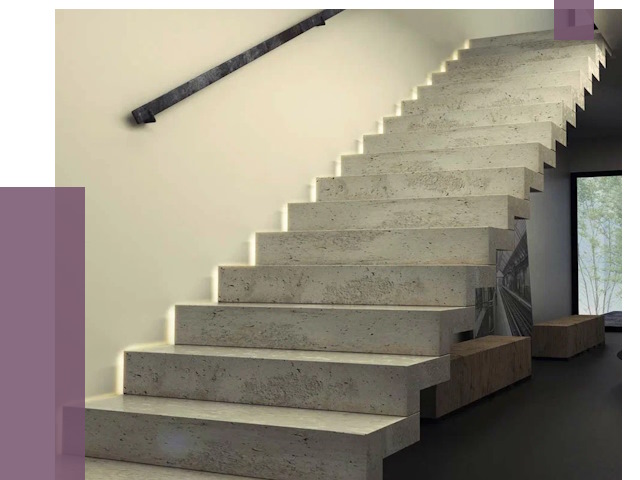 Облицовка бетонных лестниц в Лабинске от 4826 руб/м2 