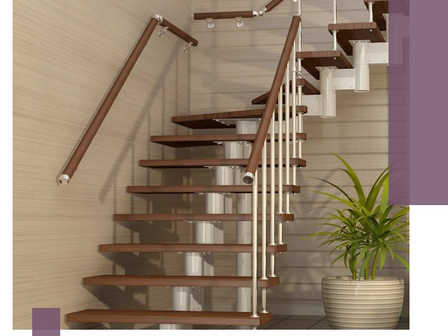 Изготовление модульных лестниц под ключ в Лабинске