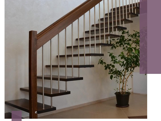 Лестницы на больцах под ключ в Лабинске – изготовление и монтаж