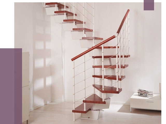 Изготовление лестниц на больцах в Лабинске от 10188 руб. | ПРОЛЁТ-Лбк