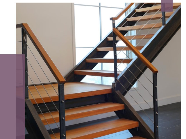 Изготовление лестниц на металлокаркасе в Лабинске от 19839 руб. | ПРОЛЁТ-Лбк