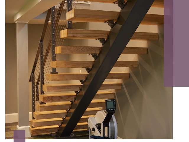 Лестницы на монокосоурах под ключ в Лабинске - изготовление и монтаж