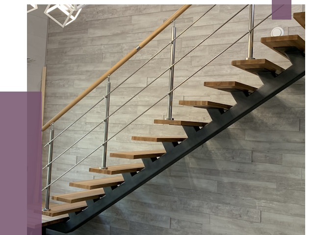 Изготовление лестниц на монокосоуре в Лабинске от 79894 руб. 