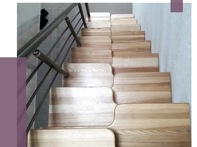 Лестницы гусиный шаг в Лабинске от 13673 руб. под ключ | ПРОЛЁТ-Лбк