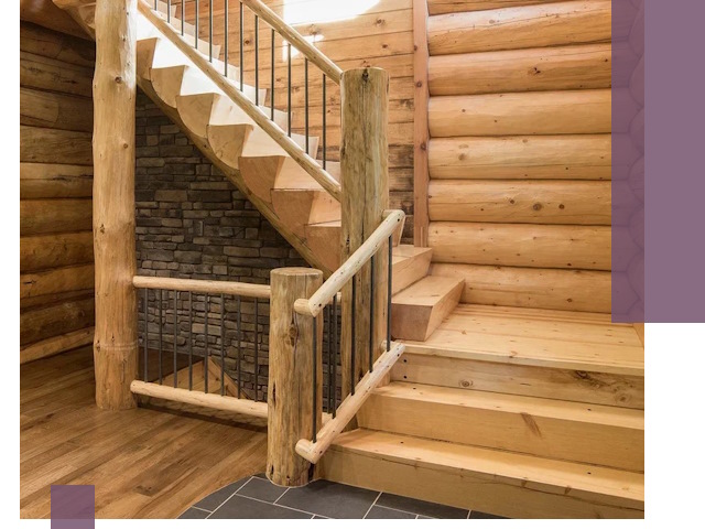 Лестницы в баню под заказ и профессиональный монтаж в Лабинске