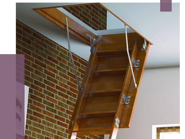 Установка чердачной лестницы в Лабинске от 8204 руб. | ПРОЛЁТ-Лбк