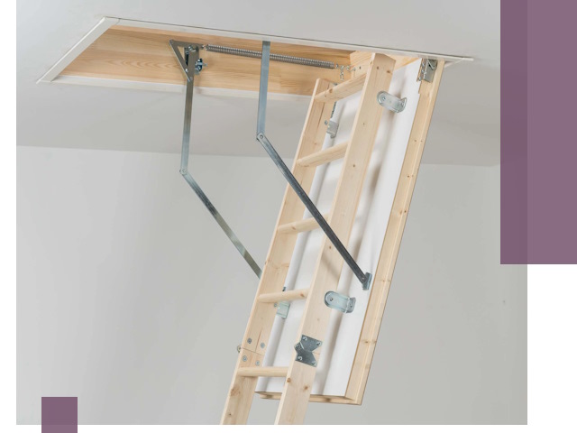 Установка чердачной лестницы под ключ в Лабинске