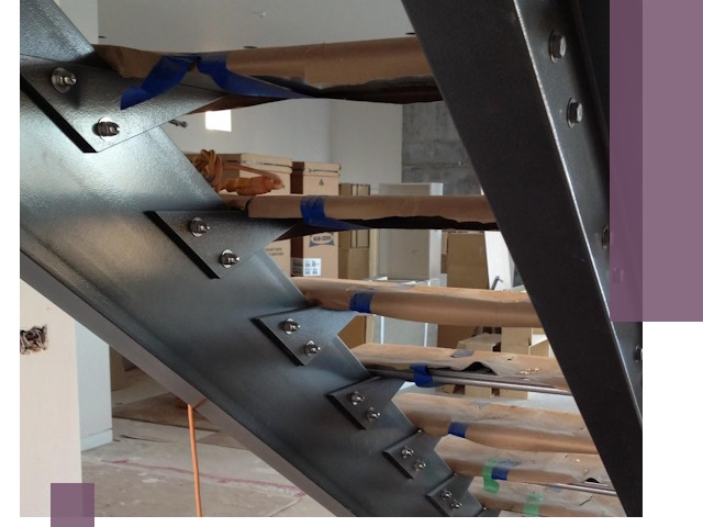 Усиление лестничных конструкций и усиление опор в Лабинске