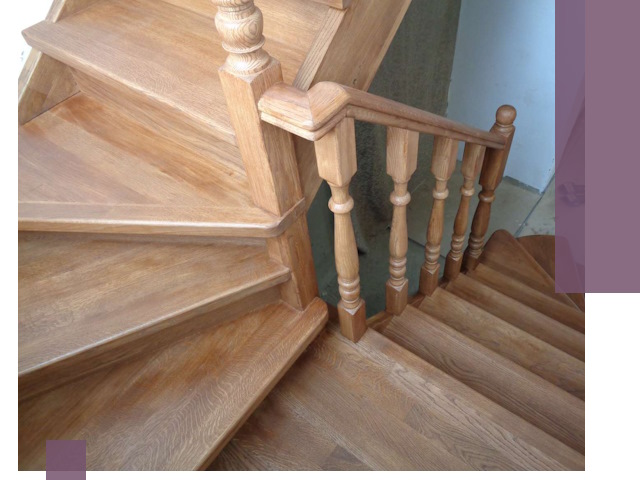 Дубовые лестницы под ключ в Лабинске: изготовление и монтаж