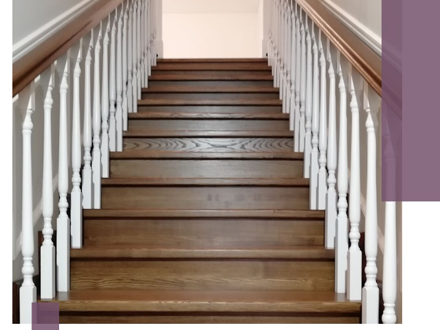 Лестницы из ясеня на заказ в Лабинске — изготовление и монтаж