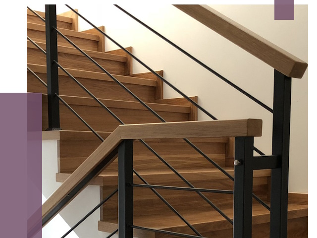 Обшивка металлической лестницы деревом в Лабинске от 4558 руб. 