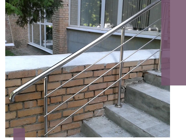 Перила из нержавеющей стали высокого качества в Лабинске
