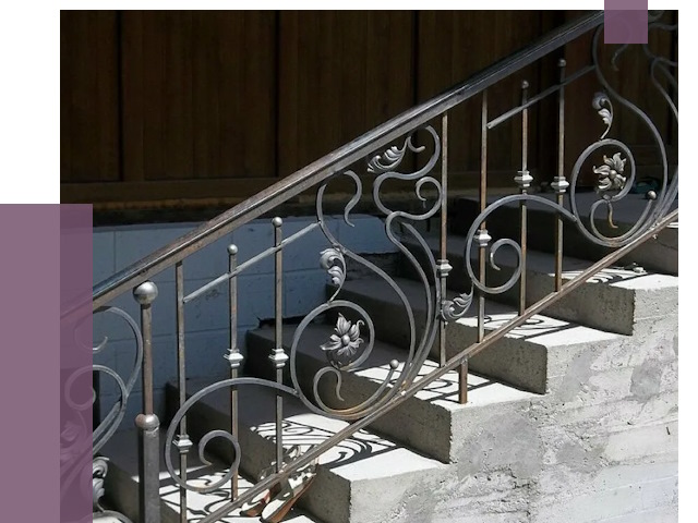 Кованые перила в Лабинске от 9115 руб. под ключ — качество от ПРОЛЁТ-Лбк