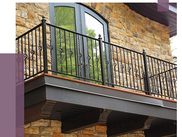 Балконные ограждения в Лабинске от 8418 руб. — купить | ПРОЛЁТ-Лбк