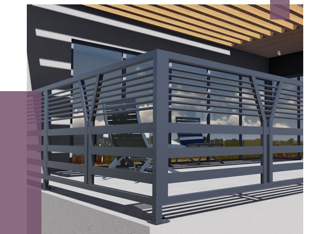 Изготовление балконных ограждений в Лабинске от 11260 руб. | ПРОЛЁТ-Лбк