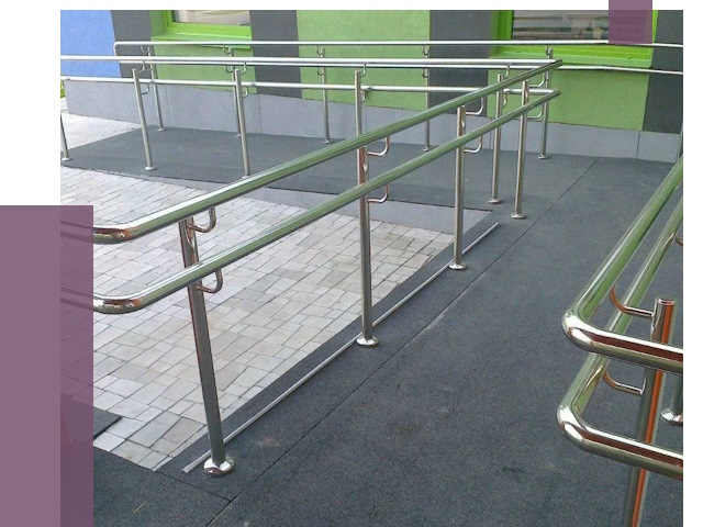 Ограждения пандусов в Лабинске от 4558 руб. монтаж | ПРОЛЁТ-Лбк