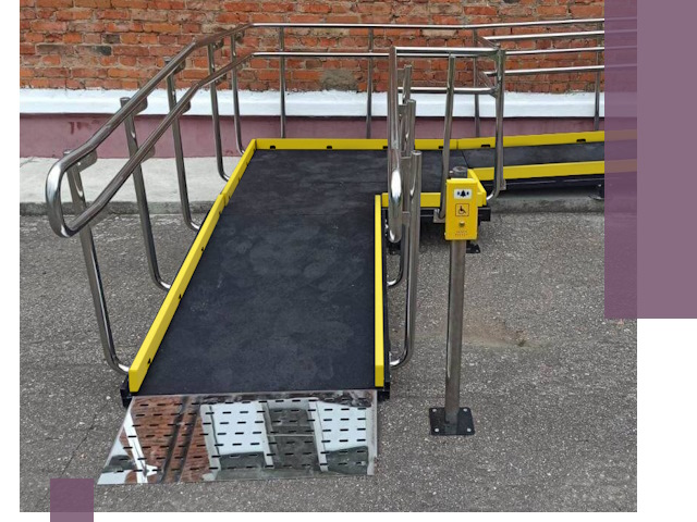 Изготовление наклонных пандусов для инвалидов в Лабинске