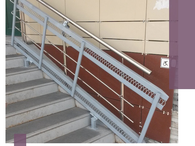 Изготовление откидных пандусов под ключ в Лабинске