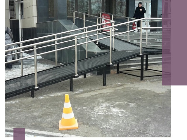 Стационарные пандусы под ключ в Лабинске — изготовление и монтаж