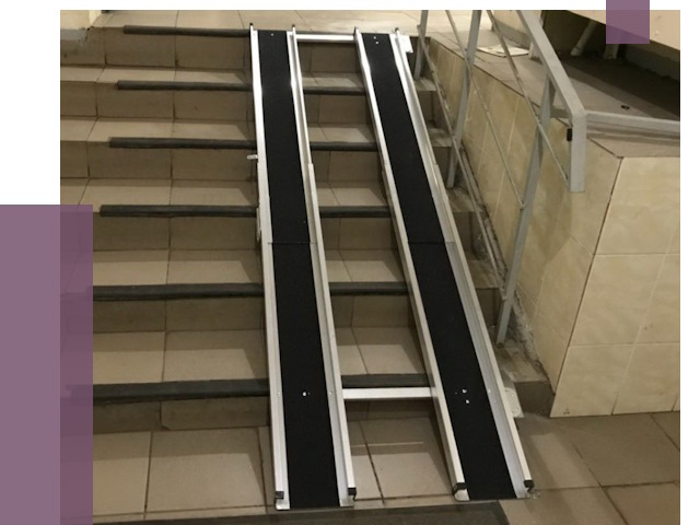 Установка пандуса в подъезд в Лабинске от 8365 руб. под ключ | ПРОЛЁТ-Лбк