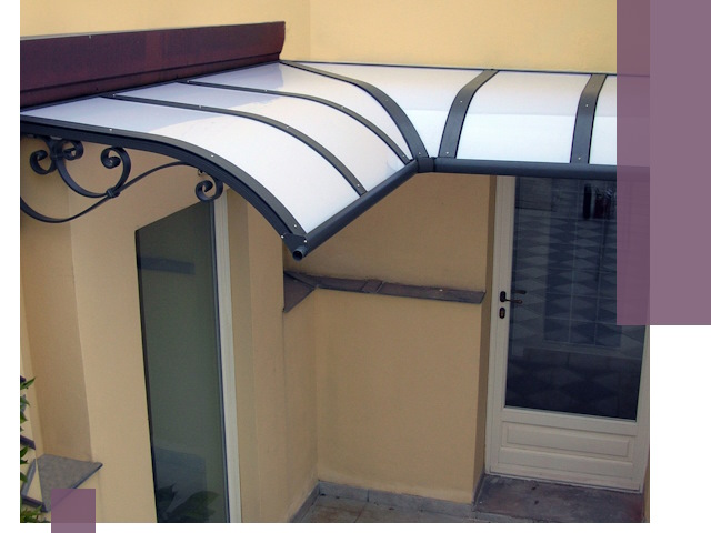 Монтаж козырьков любой сложности в Лабинске под ключ