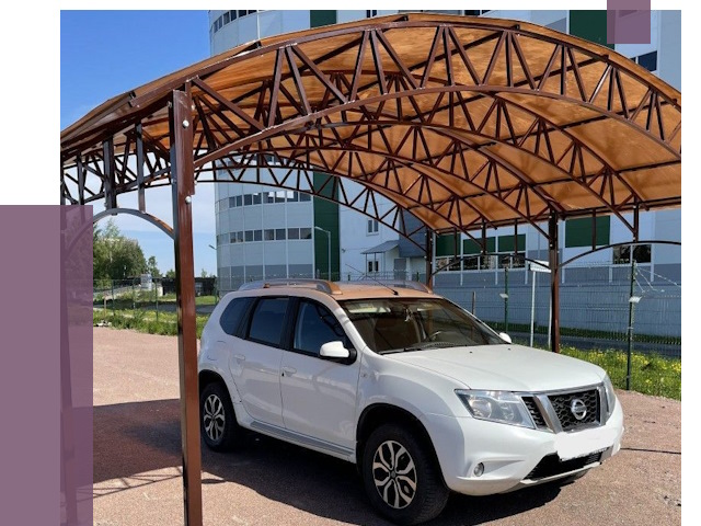 Недорогие навесы в Лабинске от 45041 руб. | ПРОЛЁТ-Лбк