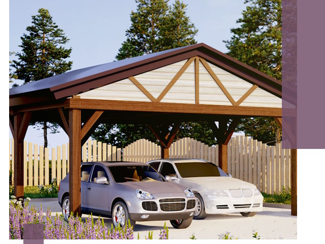 Навесы для автомобиля в Лабинске — изготовление и монтаж