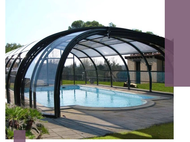 Навесы для бассейна в Лабинске: изготовление и монтаж под ключ