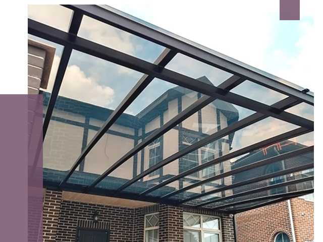 Навесы из поликарбоната в Лабинске от 9030 руб. под ключ — ПРОЛЁТ-Лбк