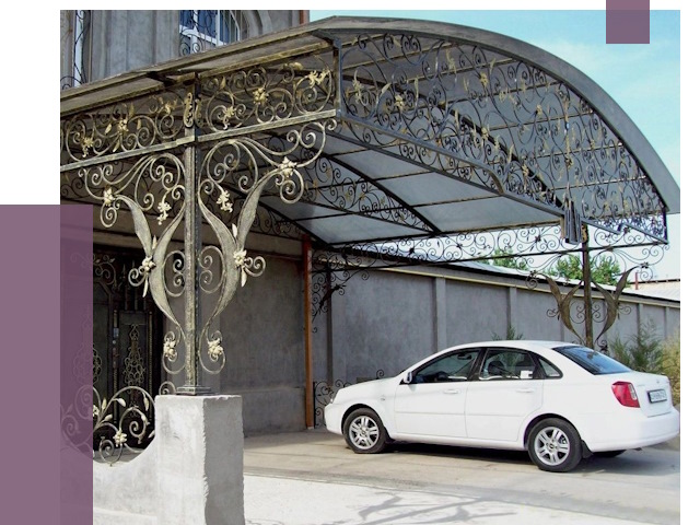Кованые навесы в Лабинске от 15282 руб. | ПРОЛЁТ-Лбк