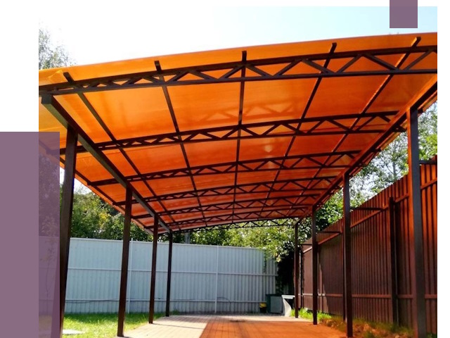 Односкатные навесы под ключ в Лабинске от 13780 руб. 