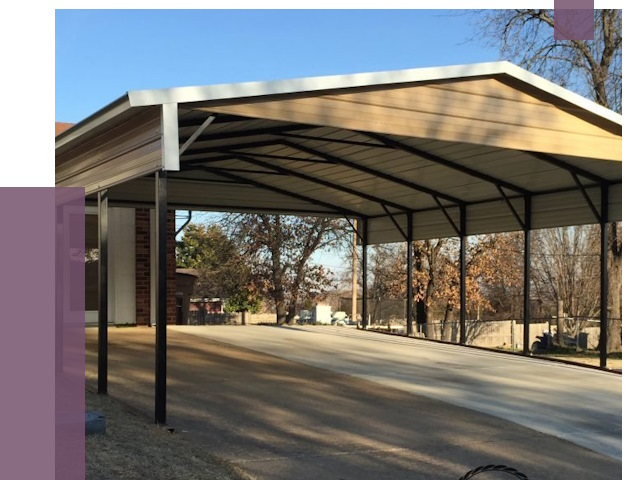 Двускатные навесы в Лабинске от 8418 руб.  | ПРОЛЁТ-Лбк