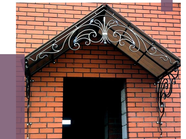 Металлические козырьки в Лабинске от 11207 руб. 