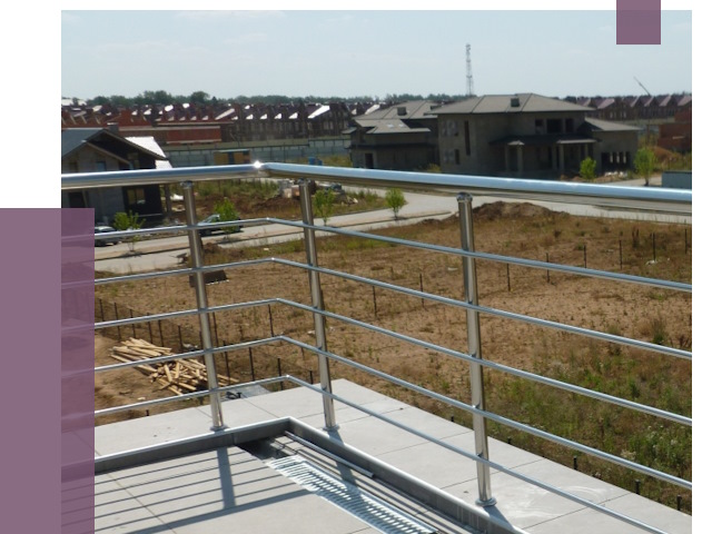 Парапеты из нержавеющей стали в Лабинске от 8365 руб. за м² | ПРОЛЁТ-Лбк