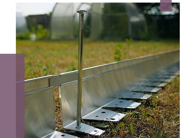 Металлические бордюры для газона в Лабинске от 4504 руб. | ПРОЛЁТ-Лбк