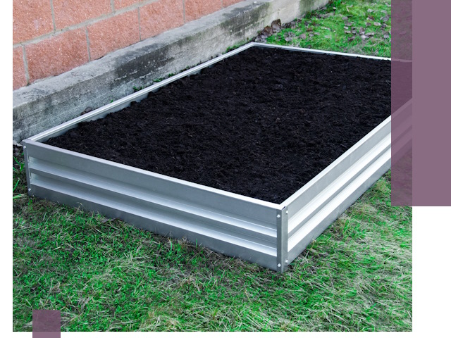 Металлические бордюры для грядок в Лабинске: прочность и аккуратность