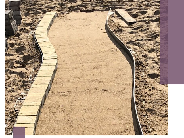 Металлические бордюры для тротуаров в Лабинске — прочные и долговечные