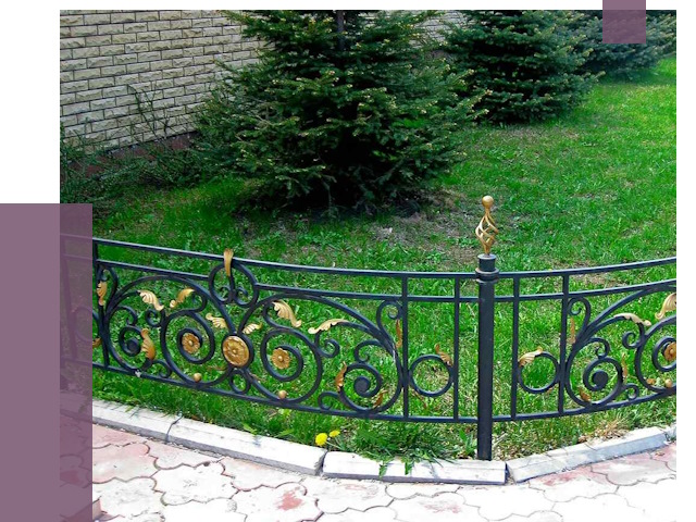 Кованые газонные ограждения в Лабинске от 7989 руб. — ПРОЛЁТ-Лбк