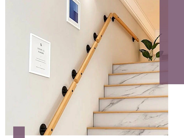 Поручни металлические и деревянные под ключ в Лабинске