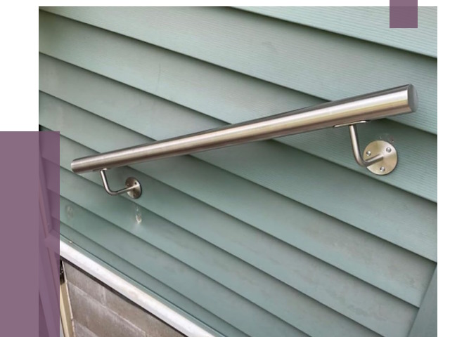 Поручни из нержавеющей стали в Лабинске от 8043 руб.  | ПРОЛЁТ-Лбк